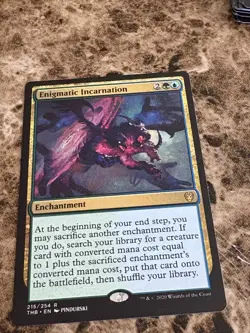 ENIGMATIC INCARNATION Magic MTG Theros Beyond Death Foil - Image 1