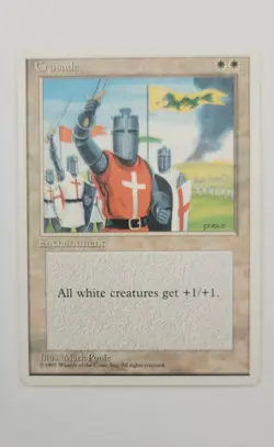 MTG Crusadee 4th Edition Regular Rare -LP - Image 1
