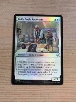 Daily Bugle Reporters - 6 - MTG: Spider-Man: Eternal-Legal - Common - FOIL - Image 1