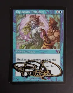 MTG - Magic: The Gathering - Diplomatic Immunity - MMQ (LP) (SIGNED) - Image 1