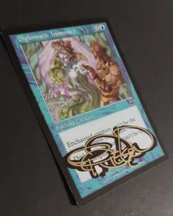 MTG - Magic: The Gathering - Diplomatic Immunity - MMQ (LP) (SIGNED) - Image 3