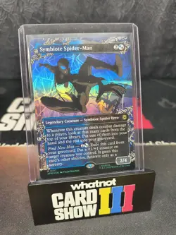 Symbiote Spider-Man FOIL (Borderless)MTG Marvel's Spider-Man Magic The Gathering - Image 1