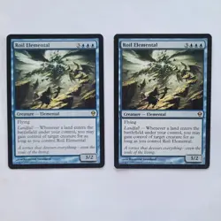 Roil Elemental x2 Magic the Gathering mtg 62/249 Zendikar Rare - Image 1