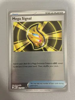 Mega Signal - Reverse Holo Uncommon ME01: Mega Evolution 121/132 NM Pokemon NM - Image 1