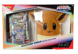 Pokemon TCG Prismatic Evolutions Accessory Pouch Special Collection New Sealed - Image 1