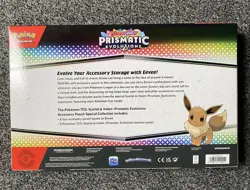 Pokemon TCG Prismatic Evolutions Accessory Pouch Special Collection New Sealed - Image 2