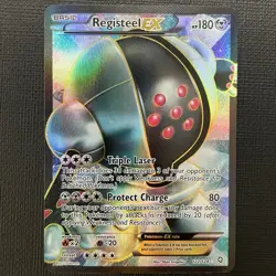 Registeel EX 2012 Dragons Exalted #122/124 Pokemon Full Art Ultra Rare NM/LP - Image 1