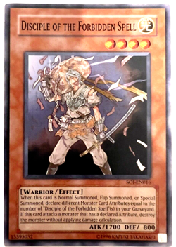 YuGiOh! - Disciple of the Forbidden Spell - SOI-EN016 - Unlimited - Common - Image 1