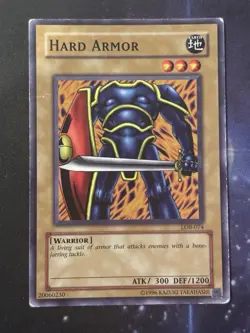 Hard Armor - LOB-074 - Common - Unlimited Edition HP Yugioh Legend of Blue Eyes - Image 1