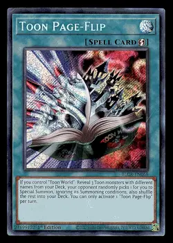 Yugioh: Toon Page-Flip - BLCR-EN068 - Secret Rare - 1st Edition - NM - Image 1