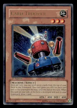 Yugioh Card Trooper DP03-EN009 Ultra Rare 1st Ed NM Card - Image 1
