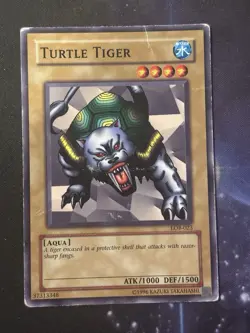 Turtle Tiger - LOB-023 - Common - Unlimited Edition HP Yugioh Legend of Blue Eye - Image 1