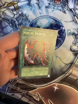 (27) Yugioh! Axe of Despair (MRL-002) Ultra Rare Magic Ruler Unlimited, MP - Image 3