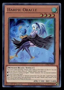 Harpie Oracle - LDS2-EN077 - Ultra Rare - 1st Edition - Yugioh Card - Image 1