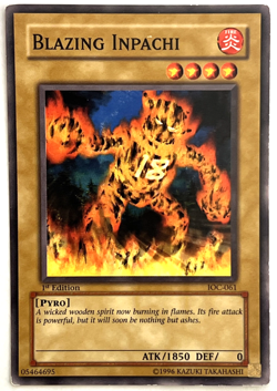 YuGiOh! - Blazing Inpachi - IOC-061 - 1st Edition - Common - Image 1
