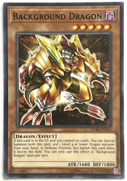 YuGiOh! - Background Dragon - FLOD-EN012 - Unlimited - Common - Image 1