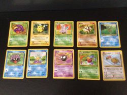 Lot Of 10 Vintage Non-Holo Pokemon Cards w/Pikachu - No Duplicates - NICE! - Image 1