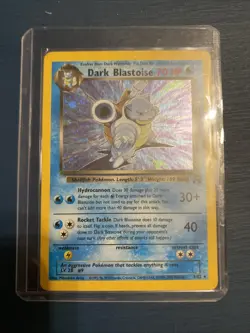 Pokemon TCG Dark Blastoise #3/82 Rare Holo Card Vintage - Image 1