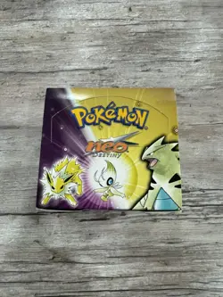 Nice !! EMPTY NEO DESTINY Unlimited WOTC Booster Box (NO POKEMON CARDS) - Image 1