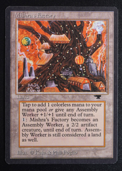 Mishra's Factory (Autumn) Magic Card Antiquities MTG Reserved List - Image 1