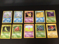 Lot Of 10 Vintage Less Common Non-Holo Pokemon Cards - No Duplicates - NICE! - Image 1