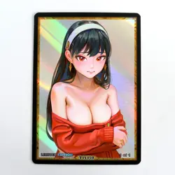 YOR FORGER Waifu Anime Card LIMITED 1/1 Custom TCG Holo T11158 - Image 1