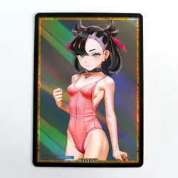 MARNIE Waifu Anime Card LIMITED 1/1 Custom TCG Holo Goddess Story ACG T11119 - Image 1