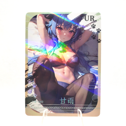 Goddess Story - Ganyu - Quiet Time UR-019 Anime Waifu Card CCG - Image 1