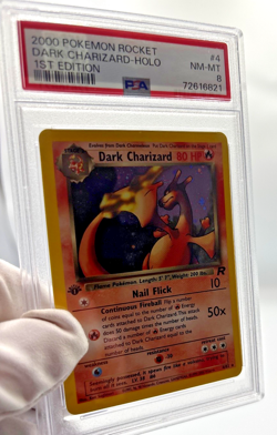 Pokemon Cards - PSA 8 1st Edition Dark Charizard 4/82 - Team Rocket - BGS - Image 3