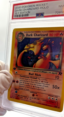 Pokemon Cards - PSA 8 1st Edition Dark Charizard 4/82 - Team Rocket - BGS - Image 5