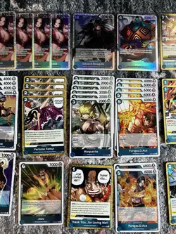 One Piece TCG Cards-Blue Deck Alt-Art, SR & R lot. Aramaki, Boa, Newgate NM - Image 3