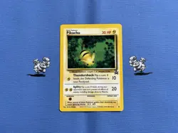 Pokemon TCG Pikachu #27 (NM) Wizards Of The Coast Black Star Promo Card - Image 1
