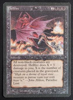 Hellfire MTG Card Legends Magic: the Gathering Reserved List 1994 - Image 1