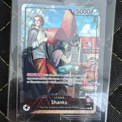 One Piece Shanks PSA Promo Card (OP09-001) - July 2025 SEALED - Image 1