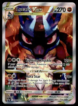 Pokemon TCG SWSH: Sword & Shield Promo Cards #SWSH291 Lucario VSTAR NM - Image 1