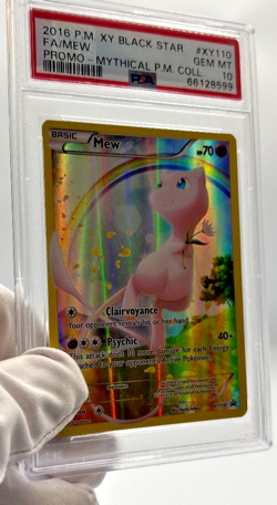 Pokemon Cards - PSA 10 Mew XY110 - Black Star Promo FA Mythical PM Collection - Image 4