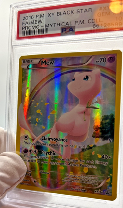 Pokemon Cards - PSA 10 Mew XY110 - Black Star Promo FA Mythical PM Collection - Image 5