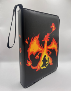 Pokemon Trading Card Three Ring Binder with 50 Pages and Carry Strap - Charizard - Image 4