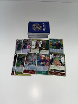 One Piece TCG Card Game 100 Cards Mixed Lot W/10 Bonus Foils -Starter Collection - Image 2