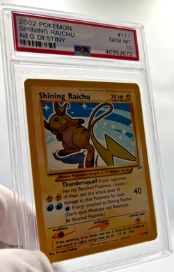 Pokemon Cards - PSA 10 Shining Raichu 111/105 - Neo Destiny - GEM MT - PSA10 - Image 3