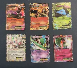 Pokemon 33 Basic EX Card Lot Charizard, Hoopa, Rayquaza, Latios, Aerodactyl More - Image 5
