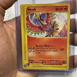 BLACK STAR PROMO Ho-oh #52 E-Reader | Pokemon Cards | E-Series | WOTC MP Vintage - Image 1