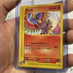 BLACK STAR PROMO Ho-oh #52 E-Reader | Pokemon Cards | E-Series | WOTC MP Vintage - Image 2