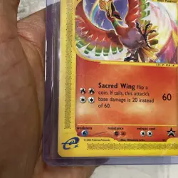 BLACK STAR PROMO Ho-oh #52 E-Reader | Pokemon Cards | E-Series | WOTC MP Vintage - Image 5