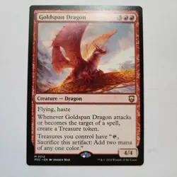 Magic the Gathering - Goldspan Dragon - Modern Horizons 3: Commander - NM - Image 1