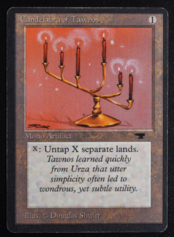 Candelabra of Tawnos Magic: the Gathering Card Antiquities MTG Reserved List - Image 1
