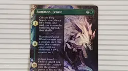Magic: the Gathering- Final Fantasy ~ Uncommon ~ Summon: Fenrir (BAF) - Image 2