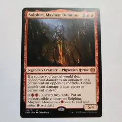 Magic the Gathering - Solphim, Mayhem Dominus - Phyrexia: All Will Be One - NM - Image 1