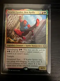 Magic the Gathering Spider-Man, R 0142 Scarlet Spider, Ben Reilly - Image 1