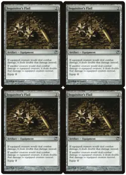 MTG Inquisitor's Flail x4 Innistrad Uncommon NM Playset - Image 1